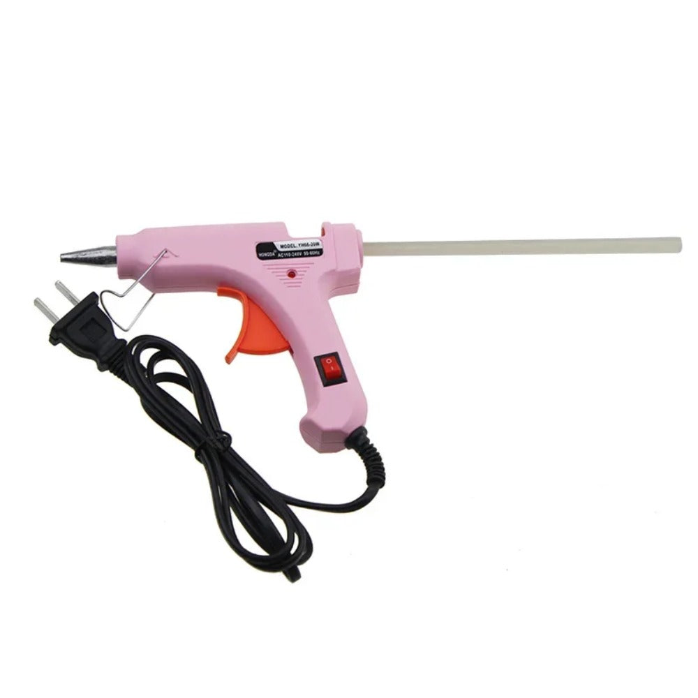 Professional High Temp Heater 20W Hot Glue Gun Repair Heat Tool, Blue Mini Heat Gun with Trigger, DIY Craft