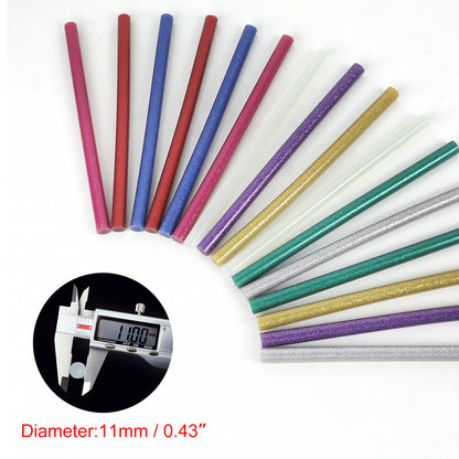 Hot Glue Gun Dual Power, Glue Sticks 11mm, Preheating Gluegun for Crafts, Wood, Electronics Repair