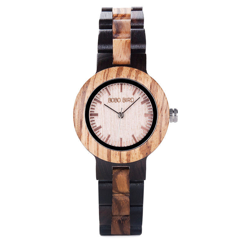 BOBO BIRD Wooden Watch Men Quartz Movement Bayan Kol Saati Luxury Mens Watches With Luminous Hands  6