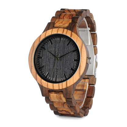 BOBO BIRD Wooden Watch Men Quartz Movement Bayan Kol Saati Luxury Mens Watches With Luminous Hands  8