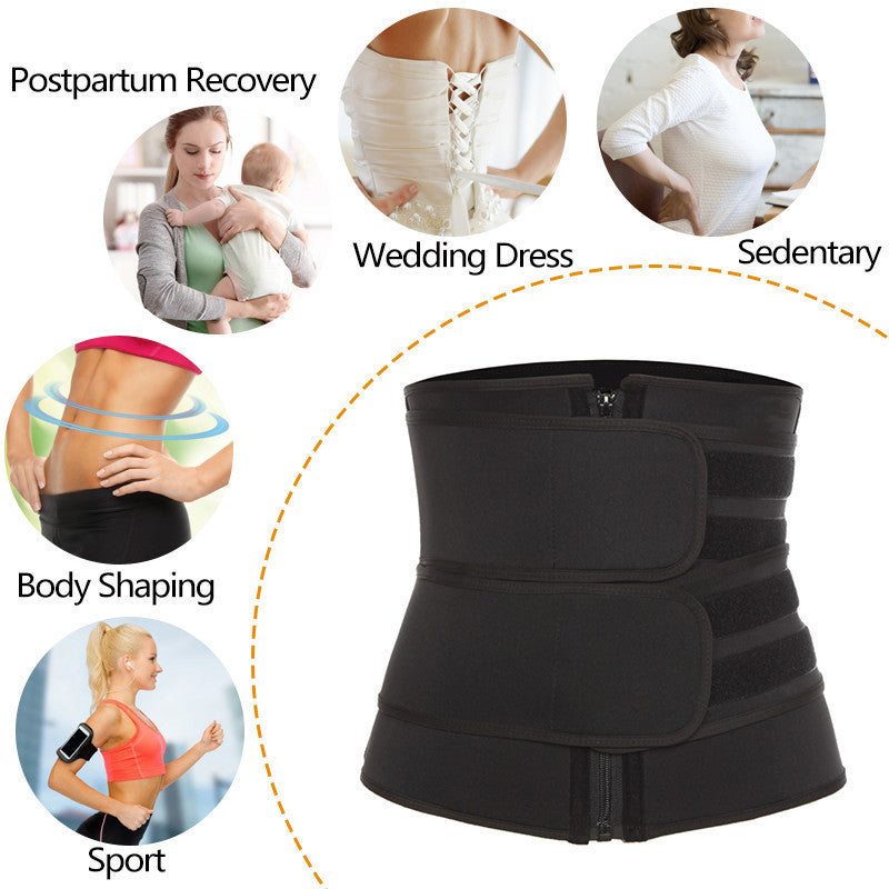 Sweat Trimmer Waist Cincher Sport Girdle For Maximum Fat Burning  Weight Loss Slimming Body Shaper  3
