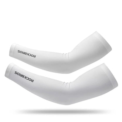 ROCKBROS UV Arm Sleeves Ice Fabric Breathable Running  Camping Arm Covers Quick Dry Sun Protection  1