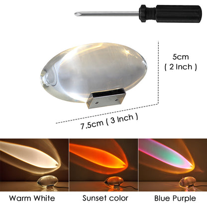 Eye Of The Sky Crystal Lamp EggShaped LED Night Light Projector Italian Design Home Decor For Livin 6