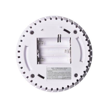 Fire Protection Smoke Detector, 2 in 1 Independent CO Smoke Alarm, Composite Carbon Monoxide Sensor for Home and Office