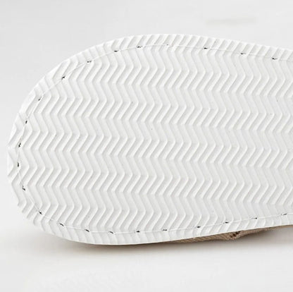 Linen Indoor Slippers For Women And Men With Anti Slip Comfort Design 3