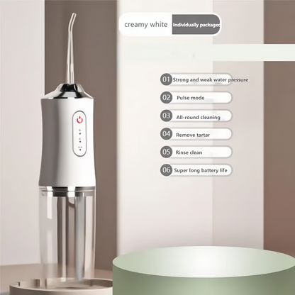 Dental Water Flosser Oral Irrigator Portable Electric Tooth Cleaner With 3 Modes For NoHarm Teeth C 2
