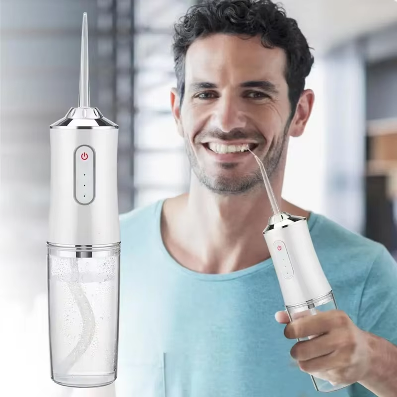 Dental Water Flosser Oral Irrigator, Portable Electric Tooth Cleaner with 3 Modes for No-Harm Teeth Cleaning & Whitening