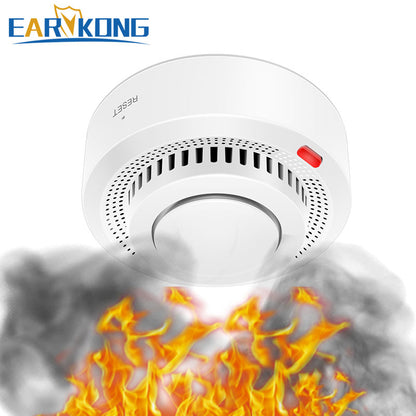 Tuya WiFi Smoke Alarm Fire Protection, Smart Smoke Detector Smokehouse Combination, Fire Alarm Home Security Device