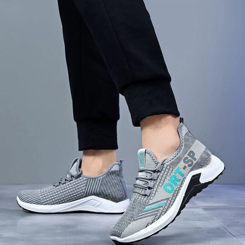 Mens Stylish Casual Shoes Breathable Running Sneakers Outdoor Walking Training  Fashionable Sports  2