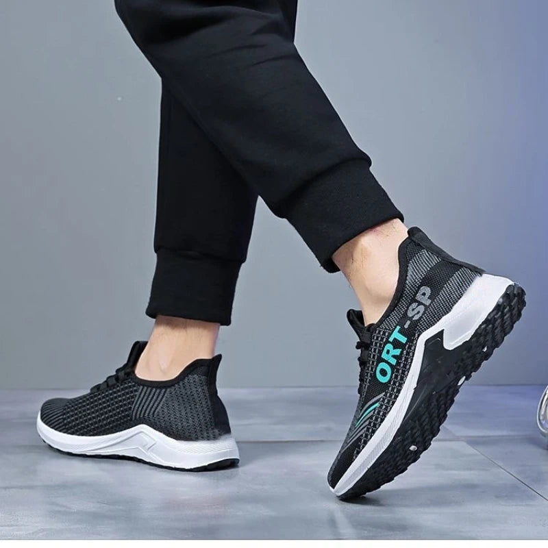 Mens Stylish Casual Shoes Breathable Running Sneakers Outdoor Walking Training  Fashionable Sports  3