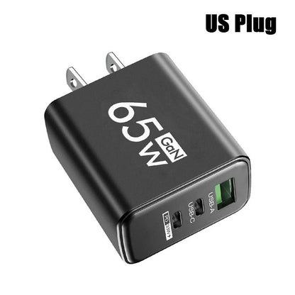 Compact 65W Fast Charging USB C Wall Charger With Smart Power Delivery 10