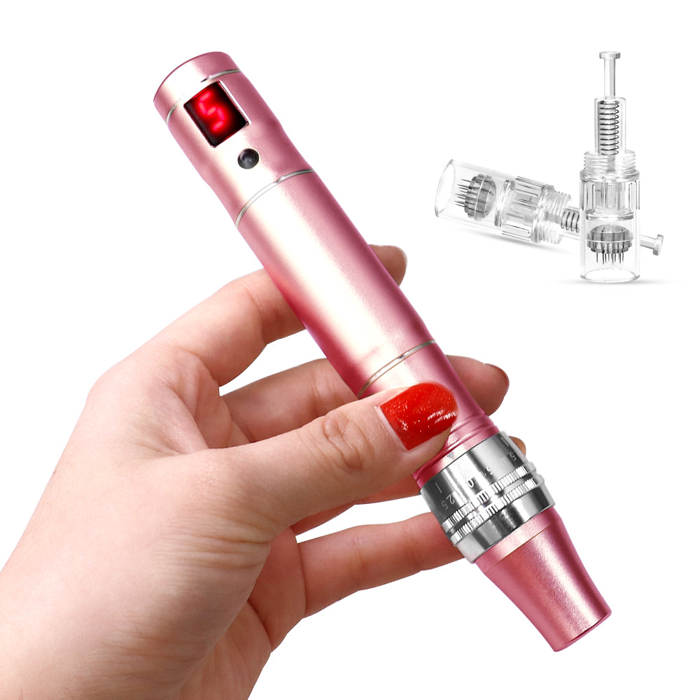 Professional High Frequency Beauty Instrument, Wireless Rechargeable Derma Pen for Skin Tightening, Multifunctional Skin