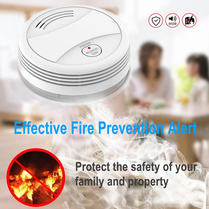 WiFi Fire Protection Smoke Detector Sensor, Tuya Smart Alarm Fire Smoke Detector, Smart Life App Home Security Alarm