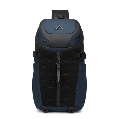 Waterproof Messenger Bag For Men Large Capacity Sling Crossbody Bag Fashion Chest Bag For Short Tri 6