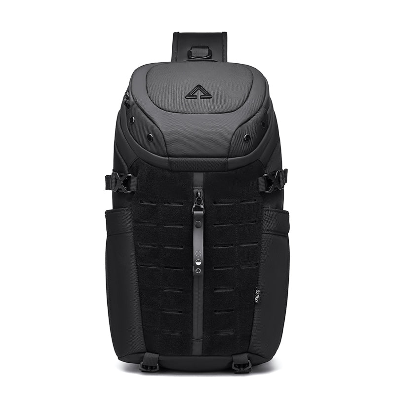 Waterproof Messenger Bag For Men Large Capacity Sling Crossbody Bag Fashion Chest Bag For Short Tri 7