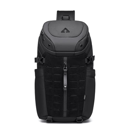 Waterproof Messenger Bag For Men Large Capacity Sling Crossbody Bag Fashion Chest Bag For Short Tri 7
