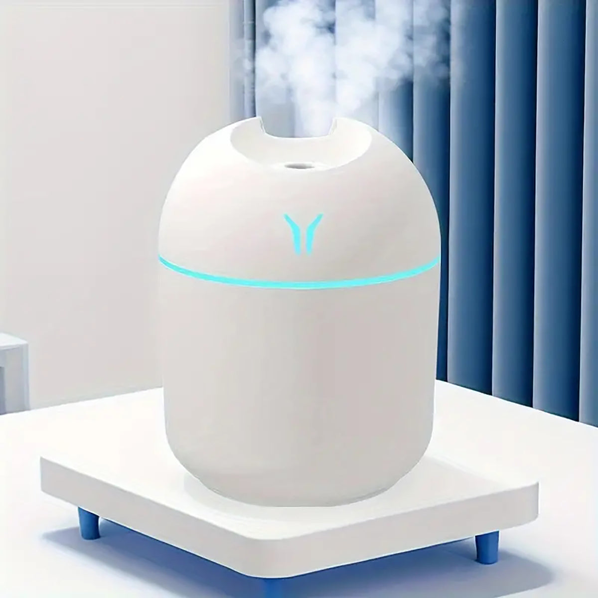 Portable Mini Cup Spray Mist Humidifier, Double Wet Essential Oil Diffuser USB Car Air Humidifier for Bedroom, Office