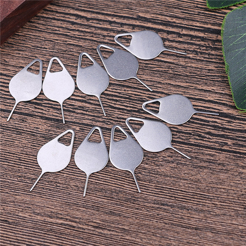 50Pcs Sim Card Tray Removal Eject Pin Key Tool, Universal Stainless Steel Sim Card Needle for Smartphone Repair