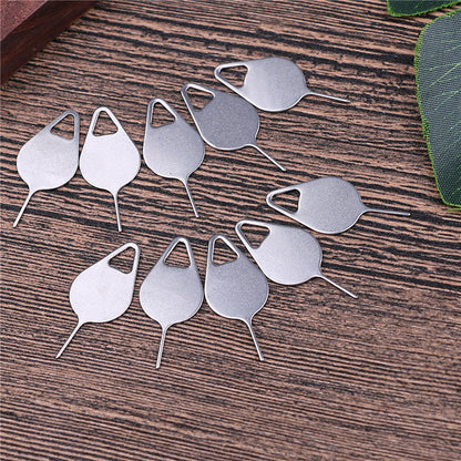 50Pcs Sim Card Tray Removal Eject Pin Key Tool, Universal Stainless Steel Sim Card Needle for Smartphone Repair