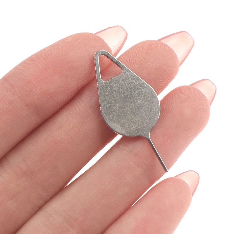 50Pcs Sim Card Tray Removal Eject Pin Key Tool, Universal Stainless Steel Sim Card Needle for Smartphone Repair