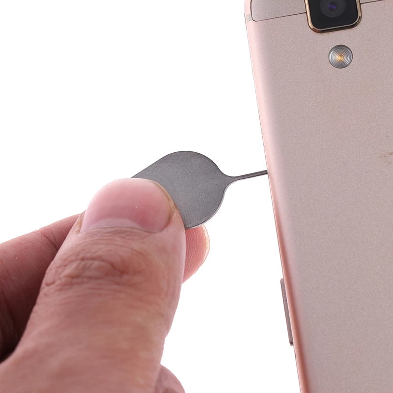 50Pcs Sim Card Tray Removal Eject Pin Key Tool, Universal Stainless Steel Sim Card Needle for Smartphone Repair