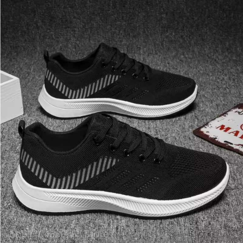 Spring And Autumn Mens Shoes Comfortable Breathable Casual Shoes Fashionable WearResistant Running