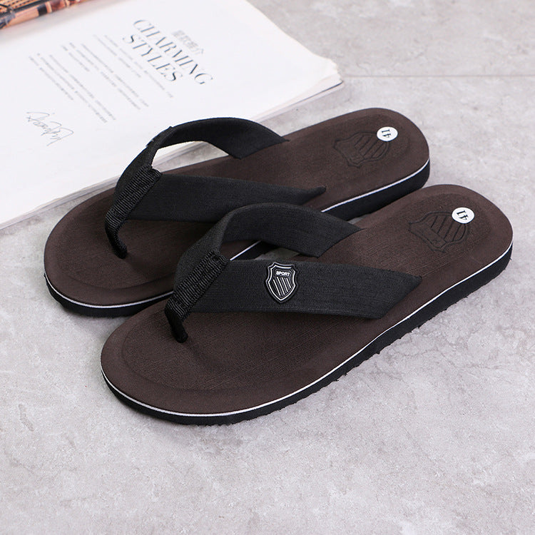 Mens Casual Flip Flops Slippers NonSlip Summer Beach Sandals Flat Slides  Indoor House Shoes For Ev 4