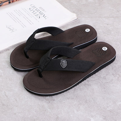 Mens Casual Flip Flops Slippers NonSlip Summer Beach Sandals Flat Slides  Indoor House Shoes For Ev 4