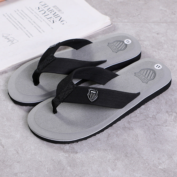 Mens Casual Flip Flops Slippers NonSlip Summer Beach Sandals Flat Slides  Indoor House Shoes For Ev 6
