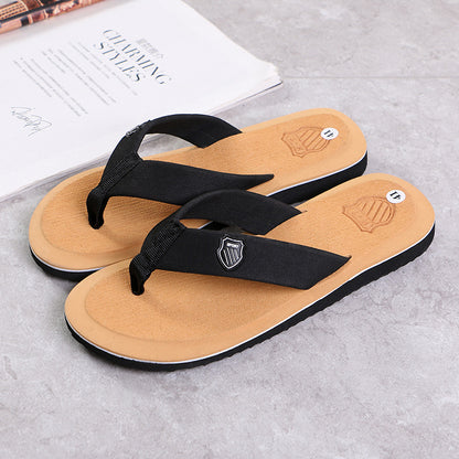 Mens Casual Flip Flops Slippers NonSlip Summer Beach Sandals Flat Slides  Indoor House Shoes For Ev 7