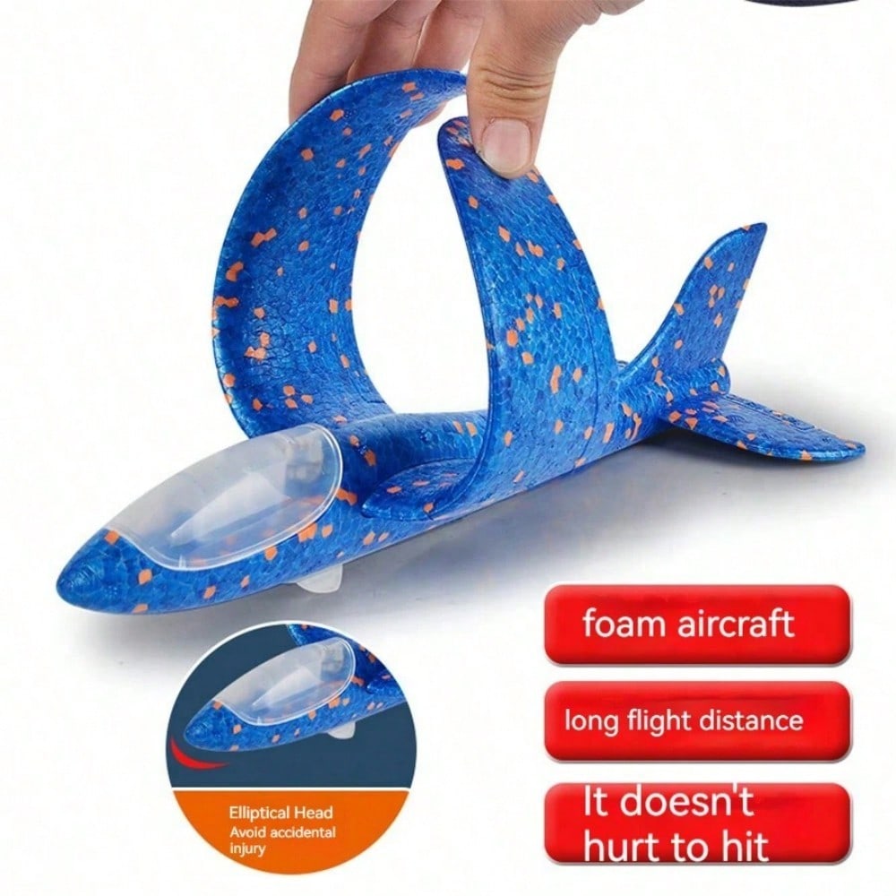 ParentChild Outdoor Games Foam Shooting Flying Toy Safe Ejection Aircraft Launcher For Kids Ideal C 4