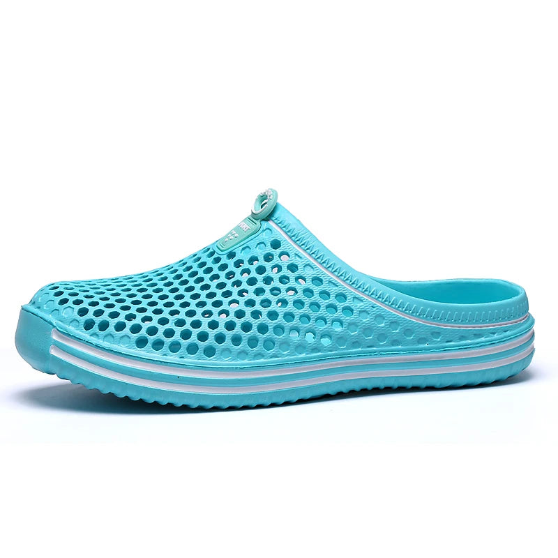 Summer Outdoor Beach Shoes For Men Comfortable Pool Sandals Slip On Garden Clogs Casual Water Showe 4