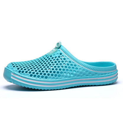 Summer Outdoor Beach Shoes For Men Comfortable Pool Sandals Slip On Garden Clogs Casual Water Showe 4