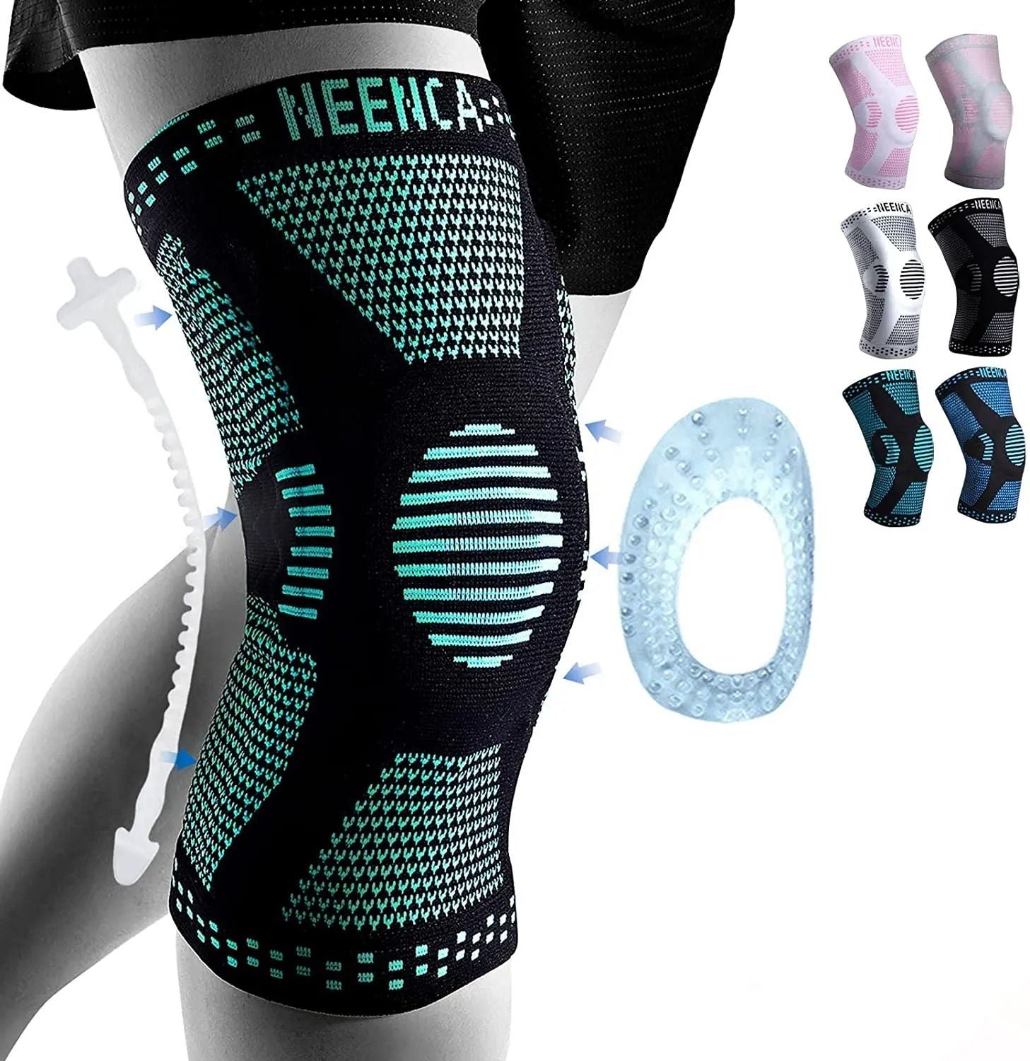 Copper Knee Support With Patella Gel Pad Side Stabilizers For Pain Relief And Joint Support 9