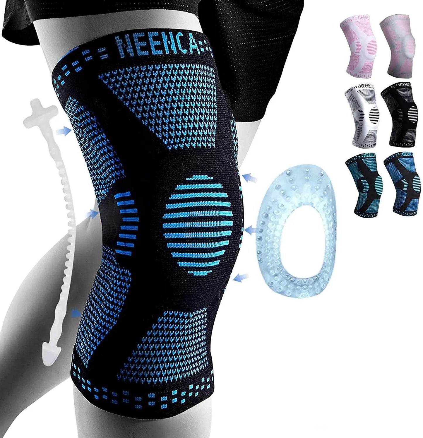 Copper Knee Support With Patella Gel Pad Side Stabilizers For Pain Relief And Joint Support 10