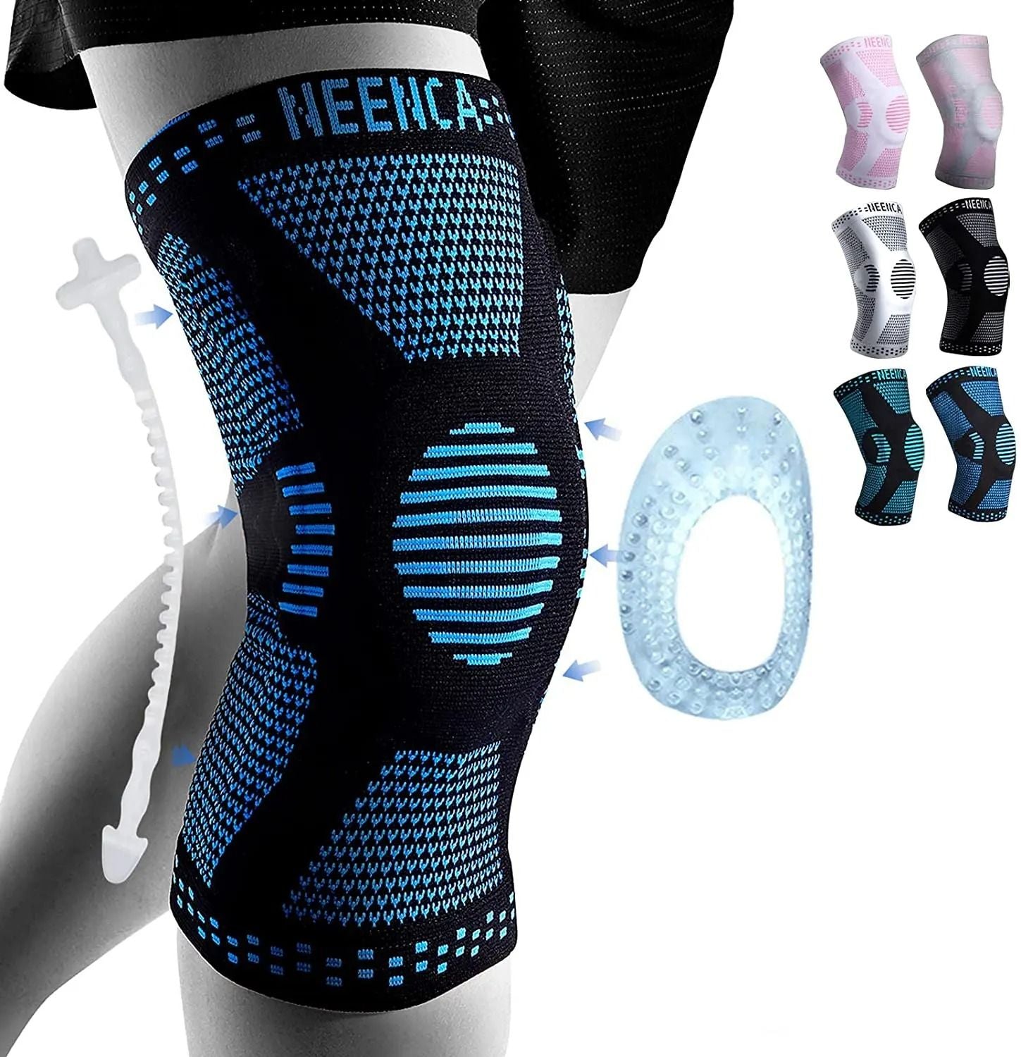 Copper Knee Support With Patella Gel Pad Side Stabilizers For Pain Relief And Joint Support 10