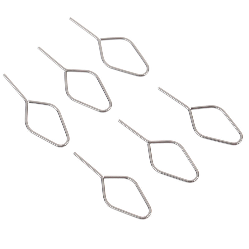 10Pcs Universal Metal Sim Card Tray Pin Eject Removal Tools, Phone Needle Opener, Ejector Key for Smartphones