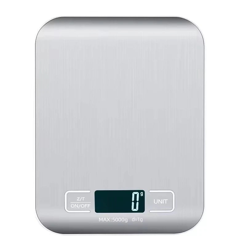 Precision Digital Kitchen Scale With LED Display 5kg1g Accuracy Stainless Steel Platform For Baking 3