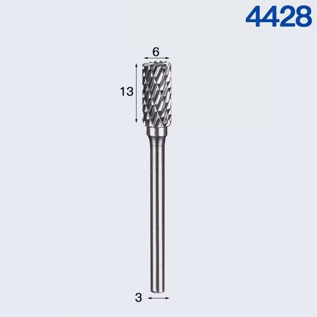 Professional Rotary File Set with Hexagon Shank, Titanium Coated Carbide Burrs for Metal Grinding, Wood Carving
