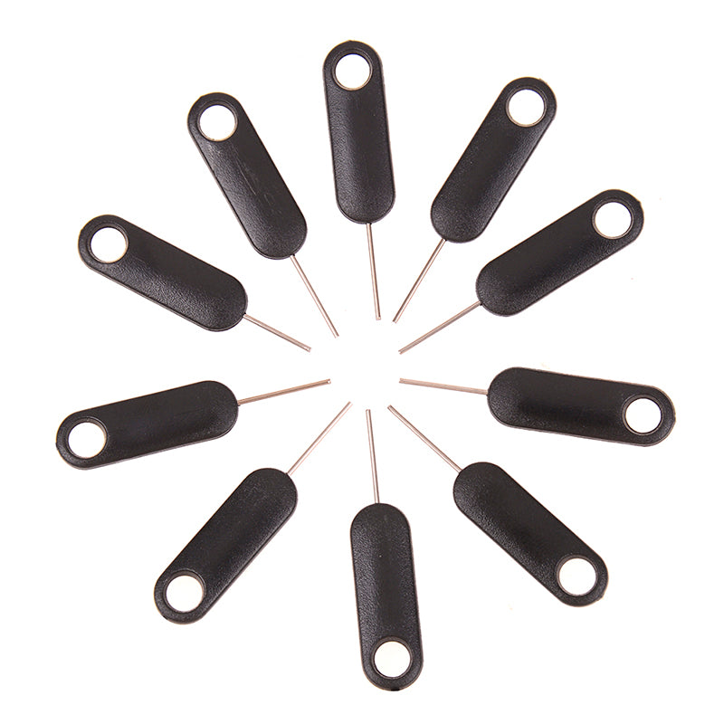 10pcs Universal Sim Card Tray Pin, Sim Card Ejecting Removal Needle Opener, Ejector Tool for Smartphones