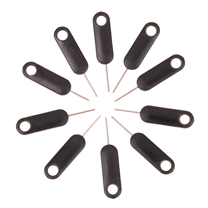 10pcs Universal Sim Card Tray Pin, Sim Card Ejecting Removal Needle Opener, Ejector Tool for Smartphones