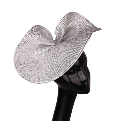 Ladies Glitter Gold Summer Wedding Fascinator Chapeau Hats, Vintage Elegant Headbands, Church Cap Fedora Bridal Headwear