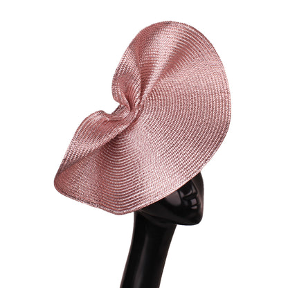 Ladies Glitter Gold Summer Wedding Fascinator Chapeau Hats, Vintage Elegant Headbands, Church Cap Fedora Bridal Headwear