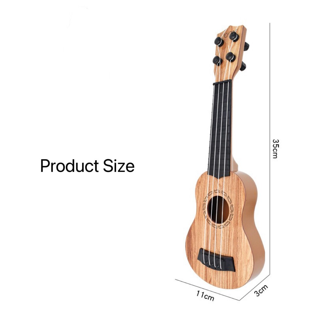Kids Guitar Toy For Beginners Elementary Musical Instrument With Paddles Simulating Yukrili Music T 5