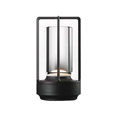 Aluminum Alloy Rechargeable Touch Table Lamp With Crystal Design 7
