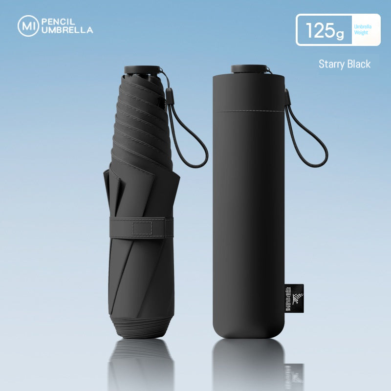 125g Japanese Style Portable Manual Umbrella, UPF 50+ Sun Protection & Weather Resistant