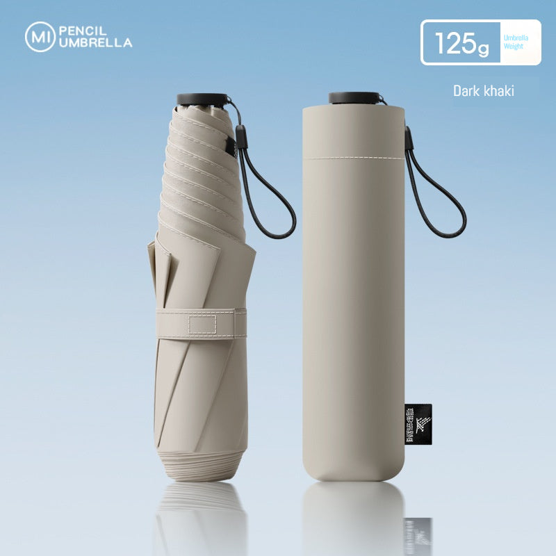 125g Japanese Style Portable Manual Umbrella, UPF 50+ Sun Protection & Weather Resistant