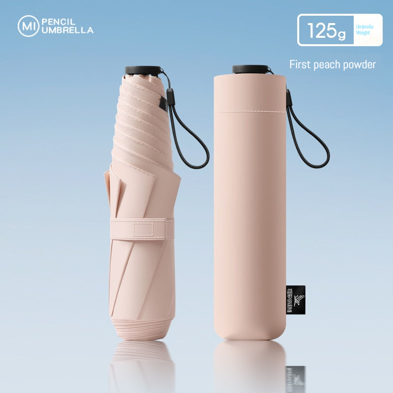 125g Japanese Style Portable Manual Umbrella, UPF 50+ Sun Protection & Weather Resistant