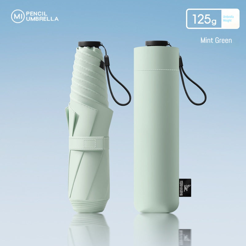 125g Japanese Style Portable Manual Umbrella, UPF 50+ Sun Protection & Weather Resistant