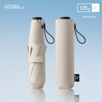 125g Japanese Style Portable Manual Umbrella, UPF 50+ Sun Protection & Weather Resistant